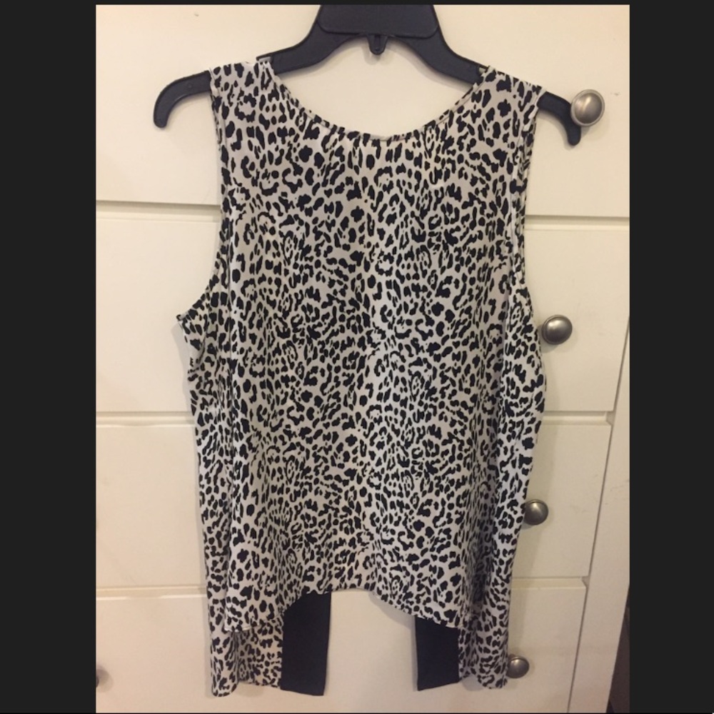 Parker cheetah print top